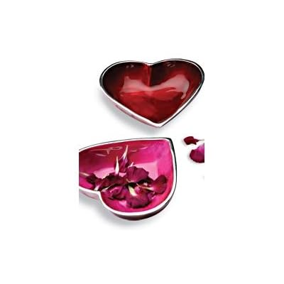 India Heart Shaped Aluminium Dish Pink